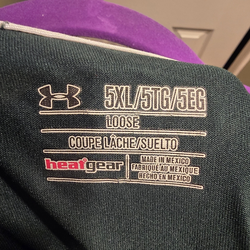 Under Armour Green HeatGear Shirt